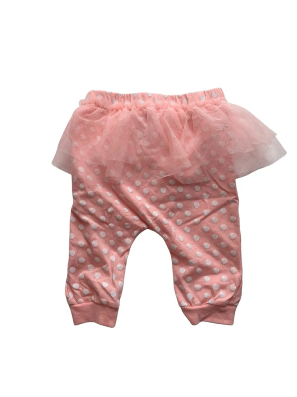 Disney Gray Hooded Bodysuit with Pink Bow Detail and Tutu Leggings 12M 8 0539